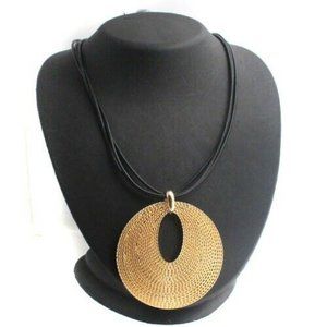 18 inch leather rope necklace